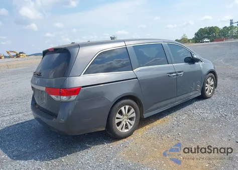 2015 Honda Odyssey Ex-L из США, поврежденный, VIN 5FNRL5H66FB070908